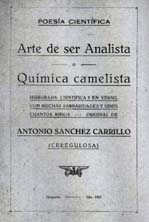 "Arte de ser Analista" o " "Qu&iacute;mica camel&iacute;stica"